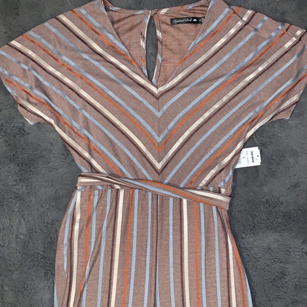 brand new crystal doll romper size S